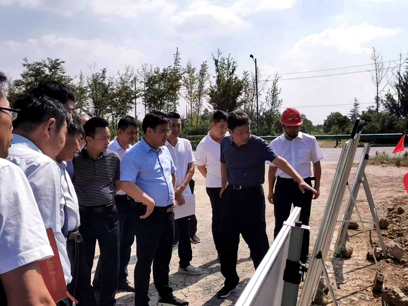 亳州市委常委、副市長左龍蒞臨亳蒙預制標調(diào)研指導